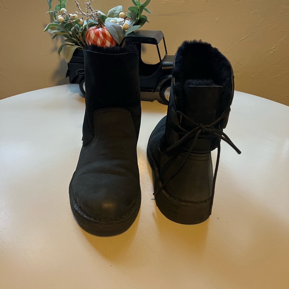 Womens Black UGG Booties